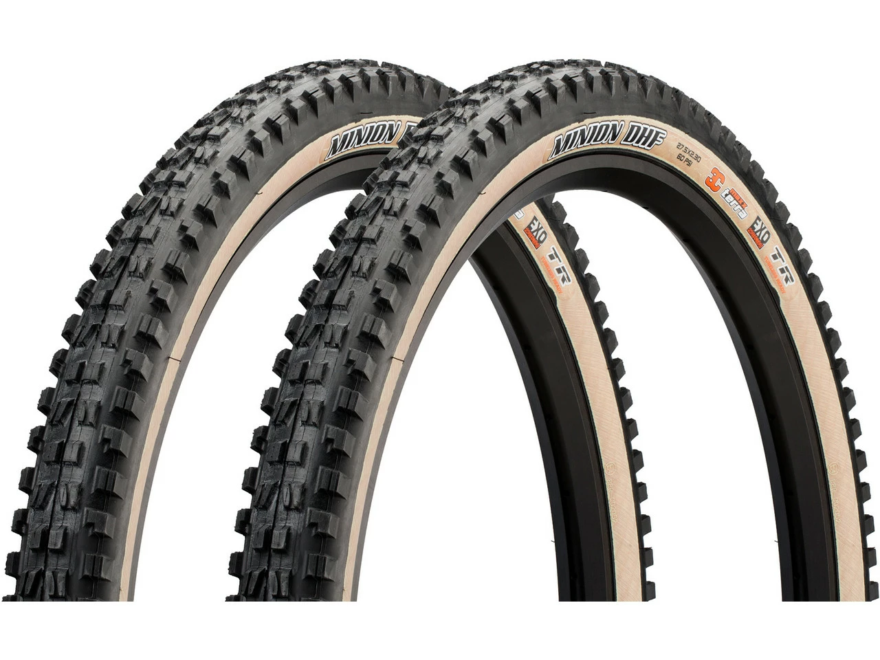 MAXXIS Minion DHF Skinwall 27,5" Faltreifen 2er-Set 3 MAXXIS Minion DHF Skinwall 27,5" Faltreifen 2er-Set