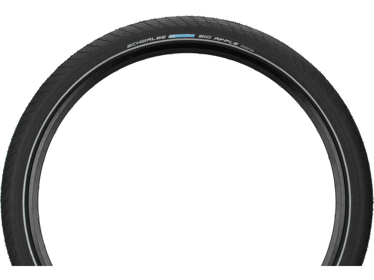Schwalbe Big Apple Performance RaceGuard Drahtreifen 24" 4 Schwalbe Big Apple Performance RaceGuard Drahtreifen 24" – Bild 2