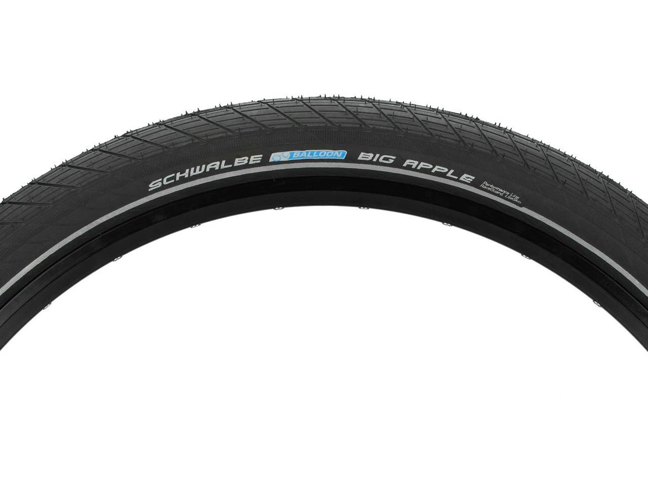 Schwalbe Big Apple Performance RaceGuard Drahtreifen 24" 5 Schwalbe Big Apple Performance RaceGuard Drahtreifen 24" – Bild 3