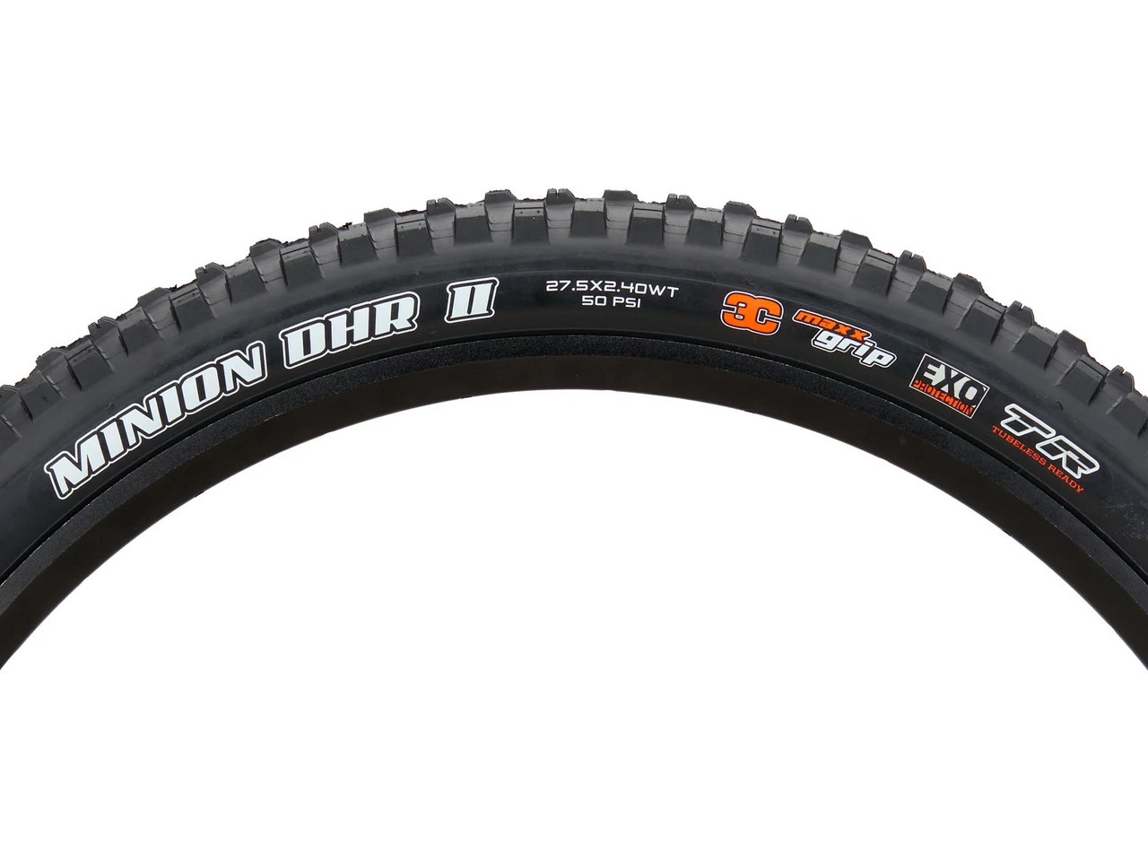 MAXXIS Minion DHR II 3C MaxxGrip EXO WT TR 27,5" Faltreifen 5 MAXXIS Minion DHR II 3C MaxxGrip EXO WT TR 27,5" Faltreifen – Bild 3
