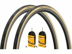 Continental Grand Prix 5000 28" Faltreifen 2er-Set + Race Schläuche 28 -Günstiges 28Reifen Geschäft 398903