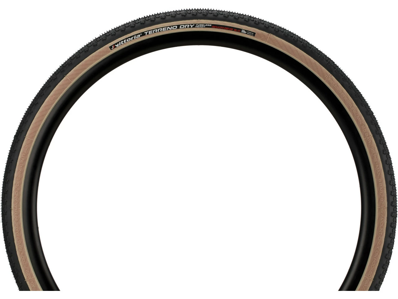Vittoria Terreno Dry TLR G2.0 28" Faltreifen 4 Vittoria Terreno Dry TLR G2.0 28" Faltreifen – Bild 2