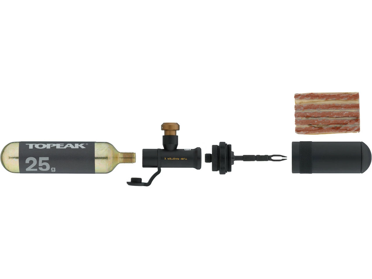 Topeak Tubi Master X Tubeless Reparaturkit Mit 25 G CO2-Kartusche 7 Topeak Tubi Master X Tubeless Reparaturkit Mit 25 G CO2-Kartusche – Bild 5